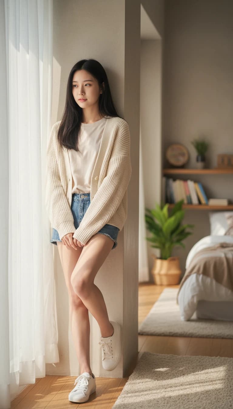 AI girl generator realistic portrait example