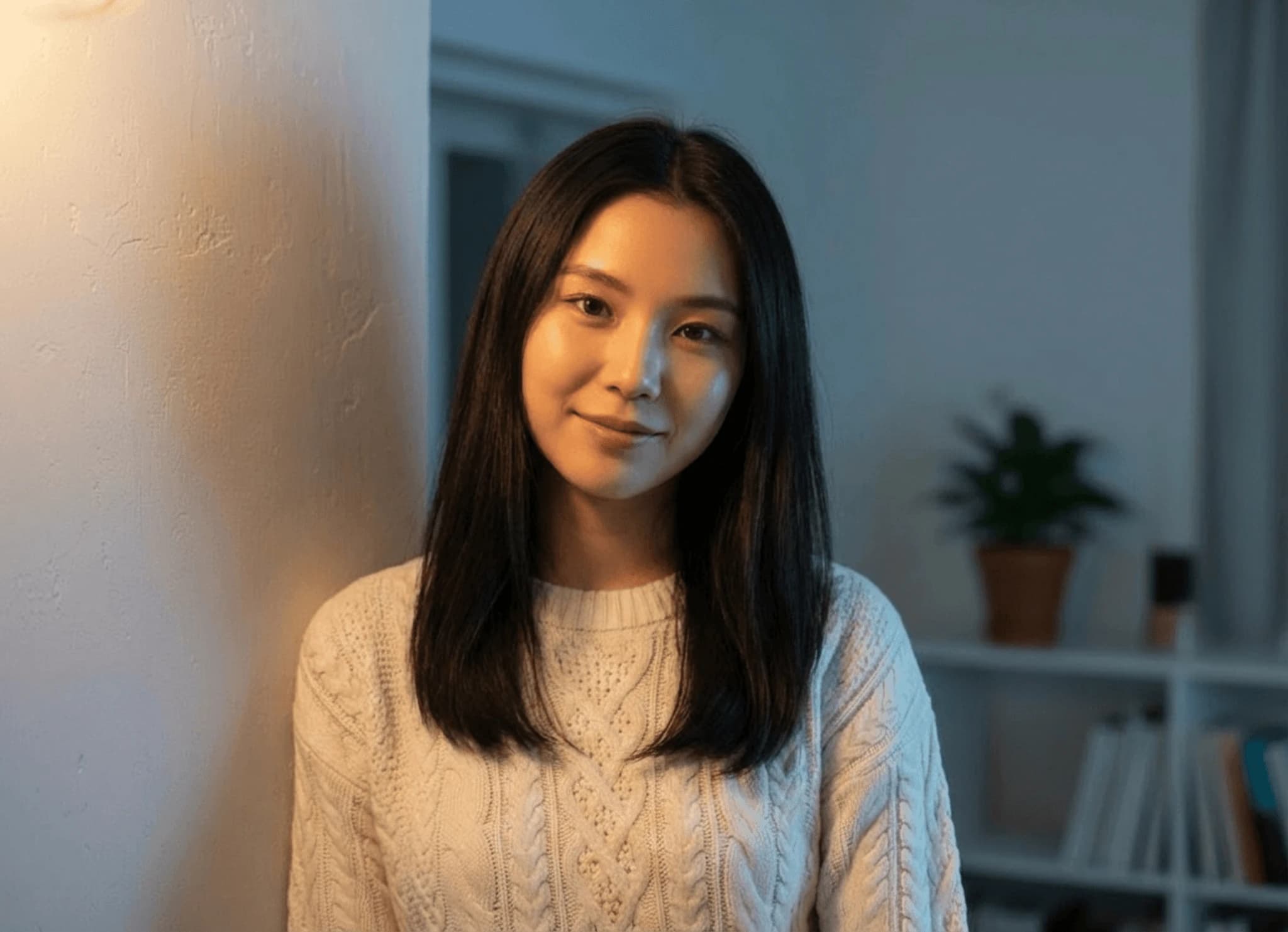 Photo with AI generated hairstyle
