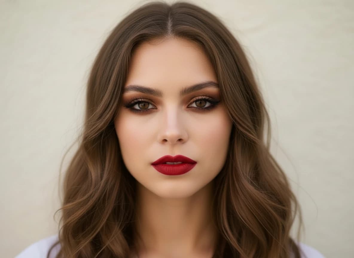 After AI makeup look