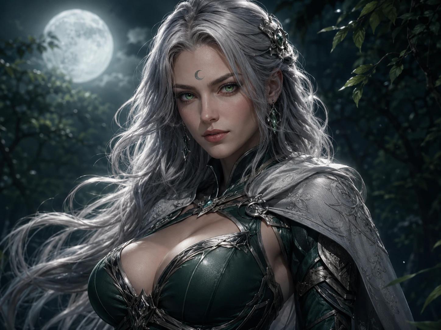 Existing fantasy portrait showing a clear face and readable character silhouette