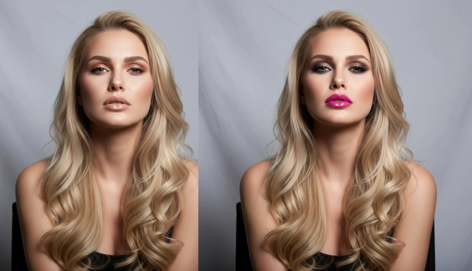 Makeup try-on result generated with Nano Banana Pro