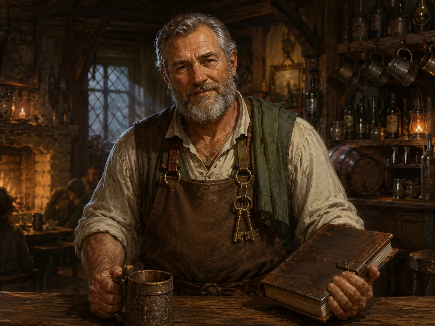 Important campaign patron created with a D&D NPC portrait generator