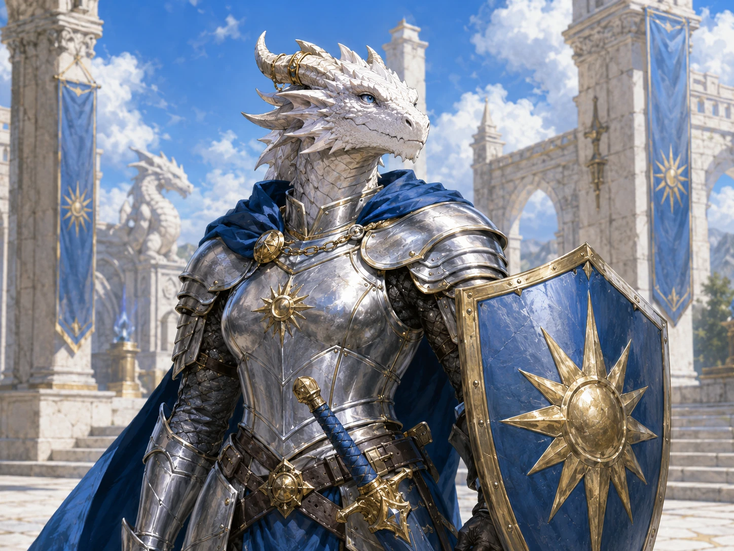 Create a Player Character Portrait made with a D&D portrait generator