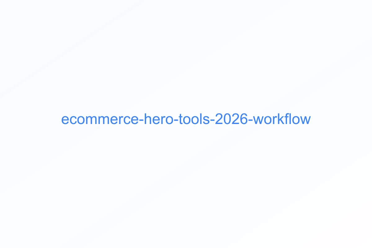 End to end ecommerce hero image workflow from prompt to storefront deployment in 2026