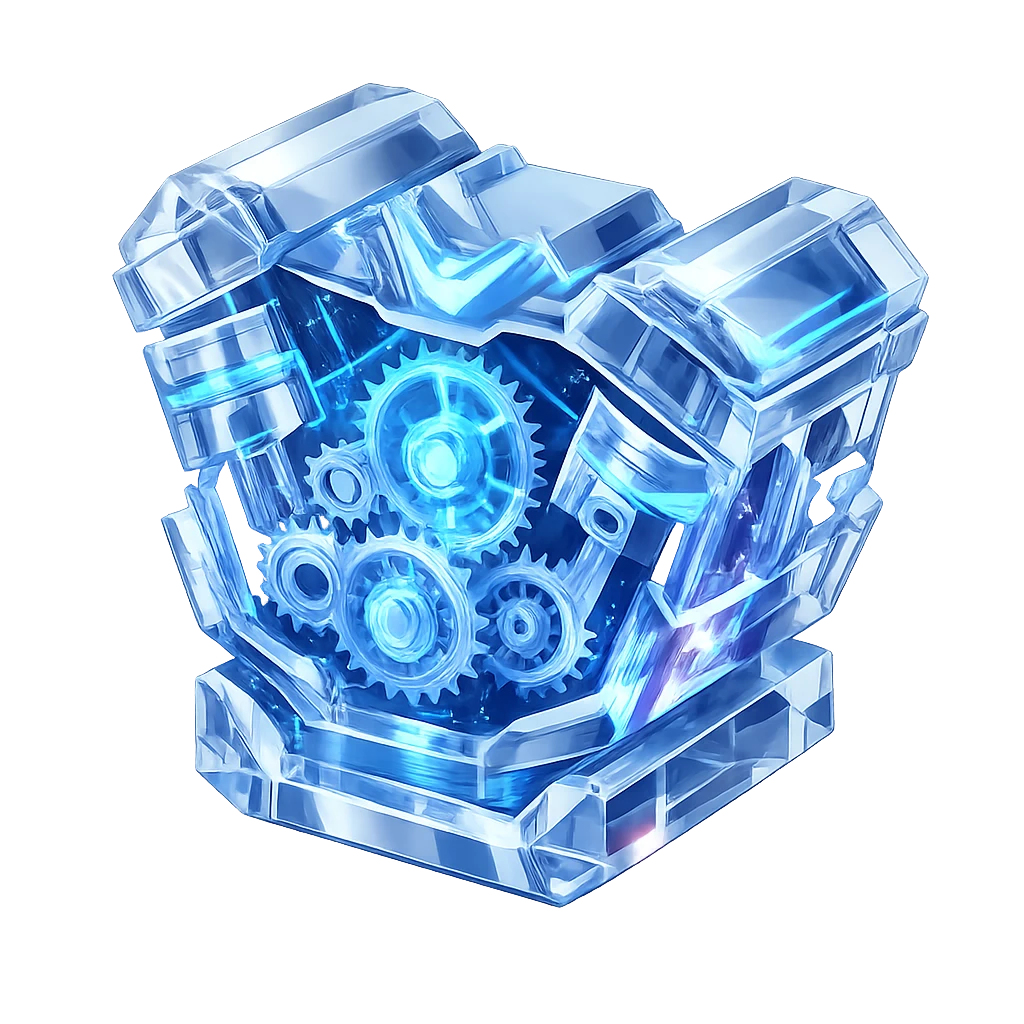 3D asset with transparent background